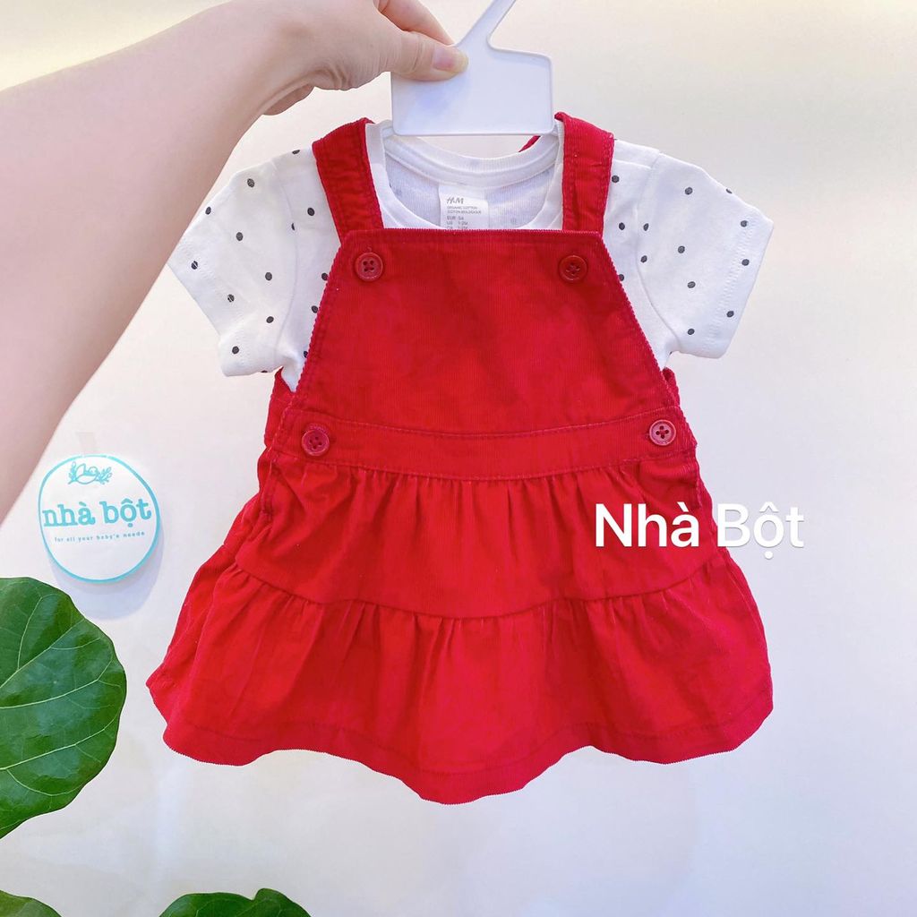  Yếm Carter màu đỏ trơn 