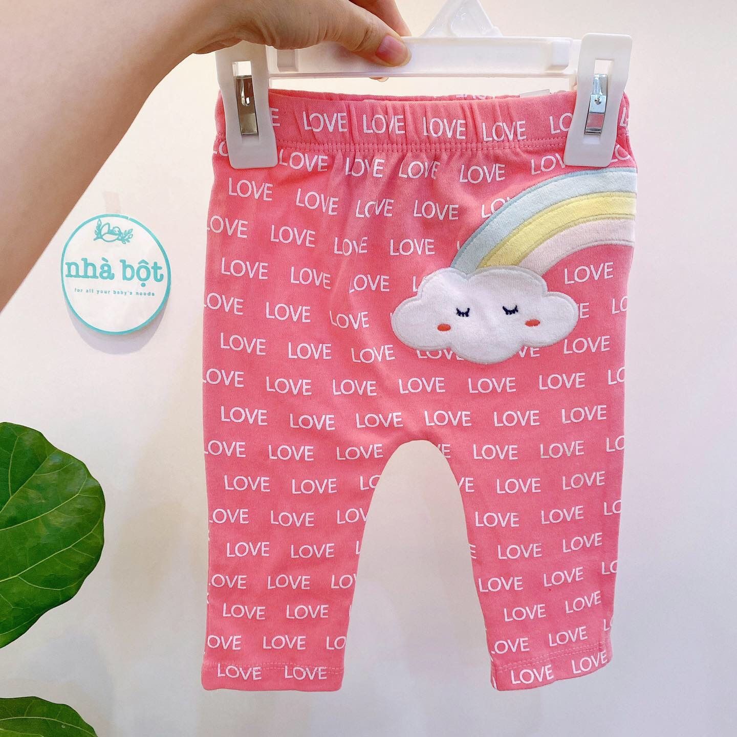 Quần dài Baby Club 191221 hồng love cầu vòng – Nhà Bột