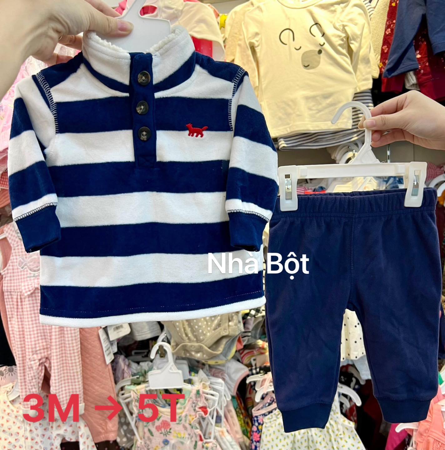 Set bộ nỉ Carter 040923 cáo đỏ