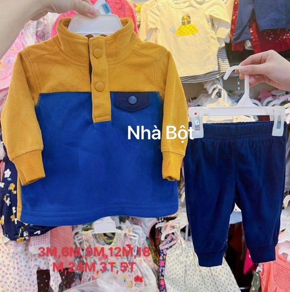  (TIẾT KIỆM) Set bộ nỉ Carter ba màu 