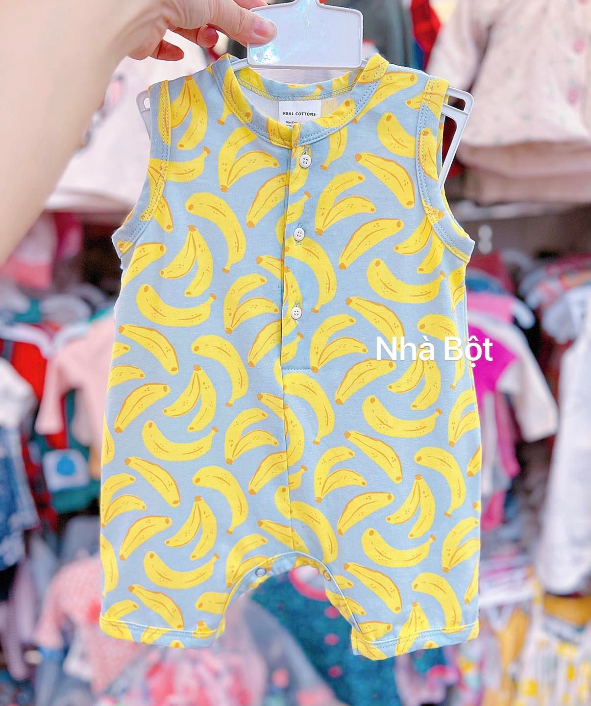  Body đùi Real cottons chuối 