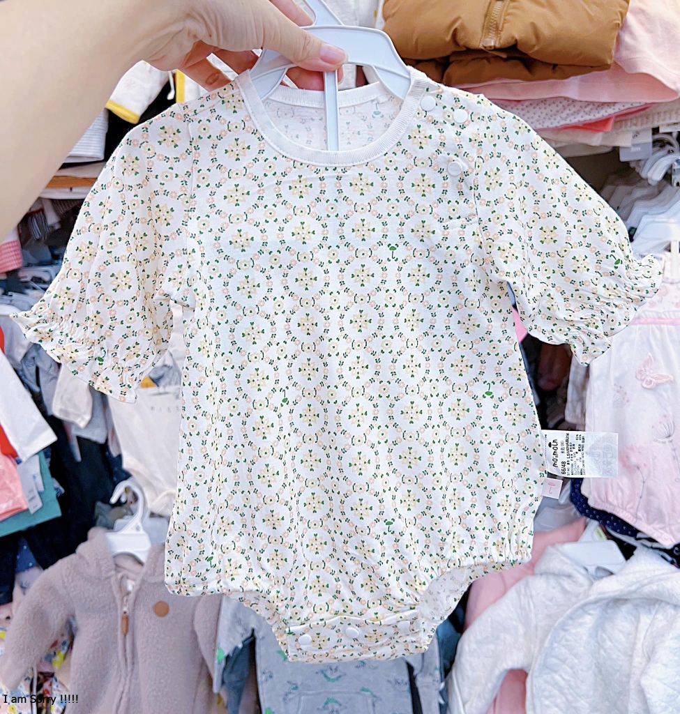  Bodysuit Moimoln xuất Hàn trắng hoa 