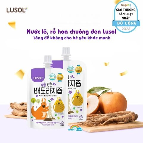 Nước ép Lê & Rễ hoa chuông Lusol
