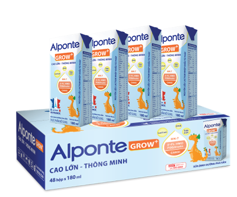 Sữa nước   Alponte Grow+ 180ml - lốc 4