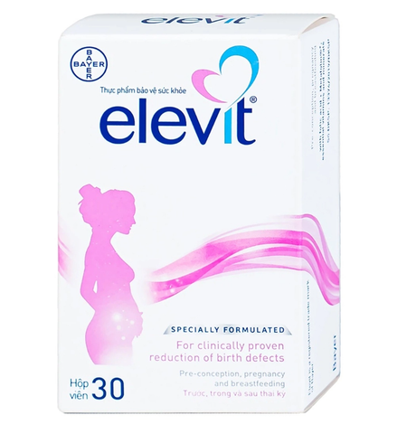 Vitamin tổng hợp Elevit mẹ bầu sau sinh 30 viên