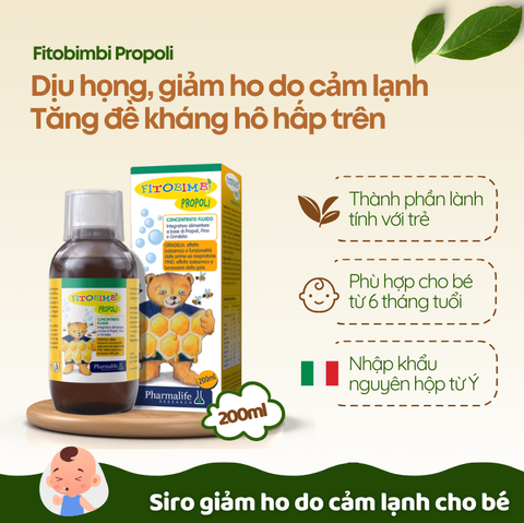 Fitobimbi - BRONCAMIL (cảm lạnh)