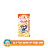 Nuvi sữa tươi trái cây cam 110ml lốc 4 - thùng 48H