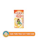 Nuvi sữa tươi trái cây cam 110ml lốc 4 - thùng 48H