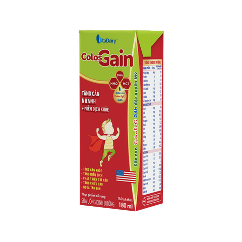 Sữa nước Colos Gain - Thùng 48 hộp
