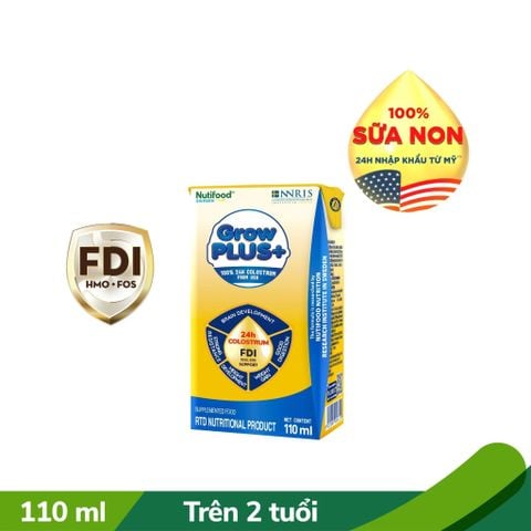 Sữa nước GrowPLUS+ Tiêu hóa - thùng 12 lốc - 48h