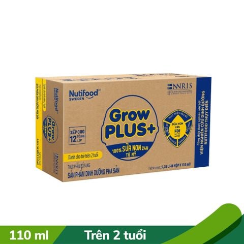 Sữa nước GrowPLUS+ Tiêu hóa - thùng 12 lốc - 48h