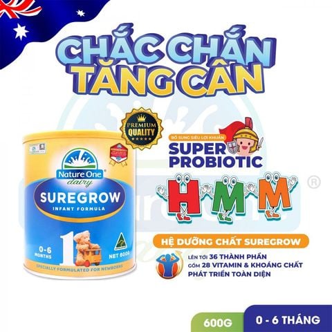 Nature One - Sữa SureGrow số 1 600g