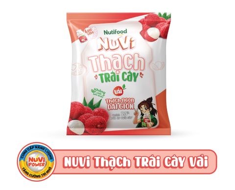 Nuvi túi thạch trái cây vải 120g