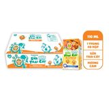 KUN - Sữa trái cây cam 110ml lốc 4 x48