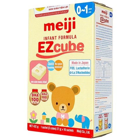 Sữa Meiji thanh (Công Ty) số 0 (20 thanh) cho bé từ 0-1 tuổi