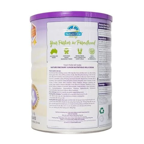 Nature One - Sữa Dairy Junior số 4 900g
