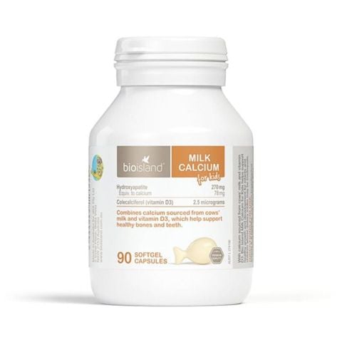 Bio Island - Milk canxi cho bé 90v (ÚC)