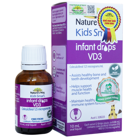 Nature's Way cty - Bổ sung vitamin D3 tinh khiết 10ml