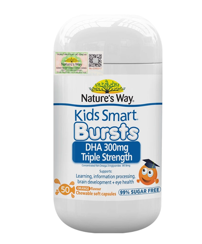 Nature's Way cty - DHA Kids Smart Bursts 300mg 50v