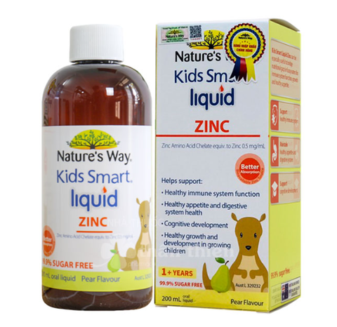 Nature's Way cty - Kẽm nước Liquid ZINC 6m+ 100ml