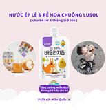Nước ép Lê & Rễ hoa chuông Lusol