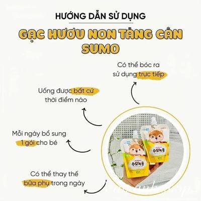 Gạc hươu non tăng cân SUMO 80ml