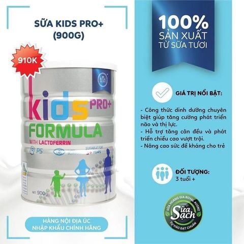 ROYAL AUSNZ - Sữa Kids Pro+ Formula 3y+ 900g