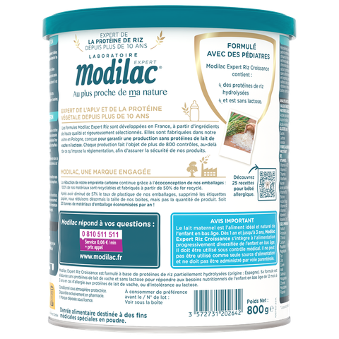 Modilac dị ứng số 3 800g