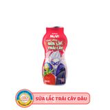 Nuvi sữa lắc trái cây dâu 80ml lốc 6 - thùng 48H