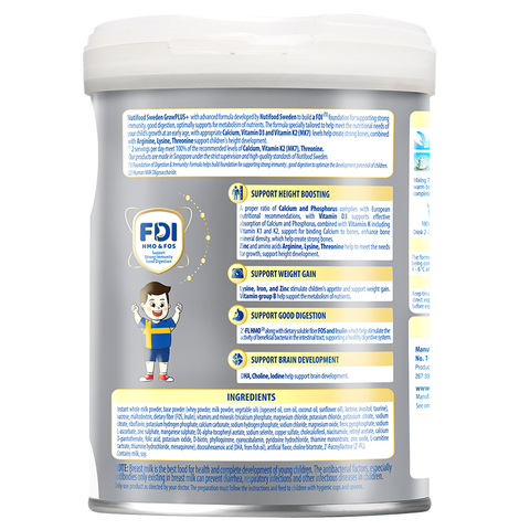 GrowPLUS+ Support TCC ( bạc) 1+ 800g