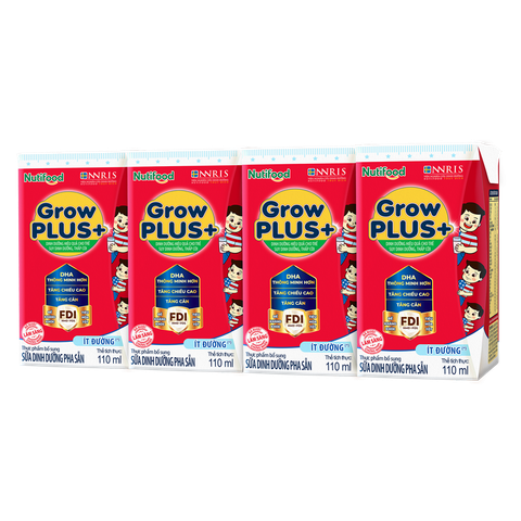 Sữa nước Growplus ít đường 110ml