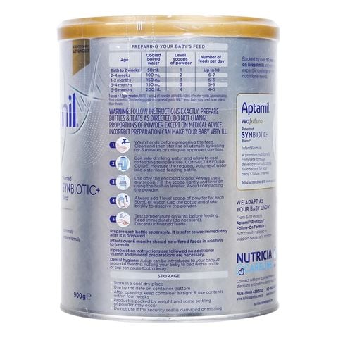 Sữa Aptamil Profutura Úc số 1 900g cho bé 0-6M