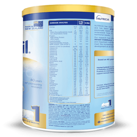 Sữa Aptamil NewZealand số 1 (0-12 tháng) - 380g