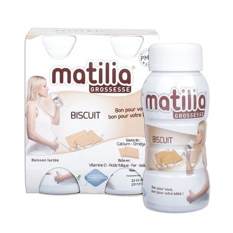 Sữa Bầu Matilia Vị Bích Quy (4Hộp)