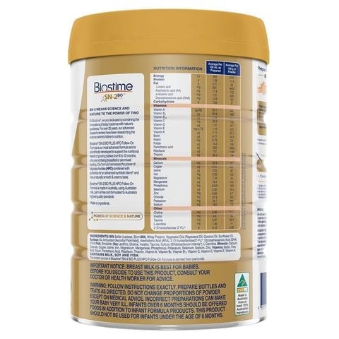 Sữa Biostime PLUS HPO số 2 800g