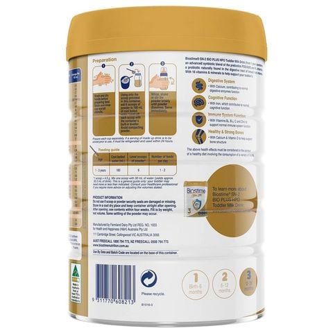Sữa Biostime PLUS HPO số 3 800g