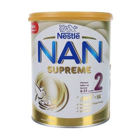 Sữa Nan Supreme số 2 - 800g (6 - 24 tháng)