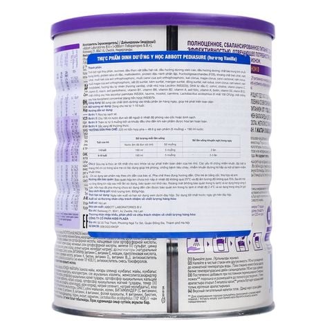 Sữa Pediasure Vani 850g (Nga)
