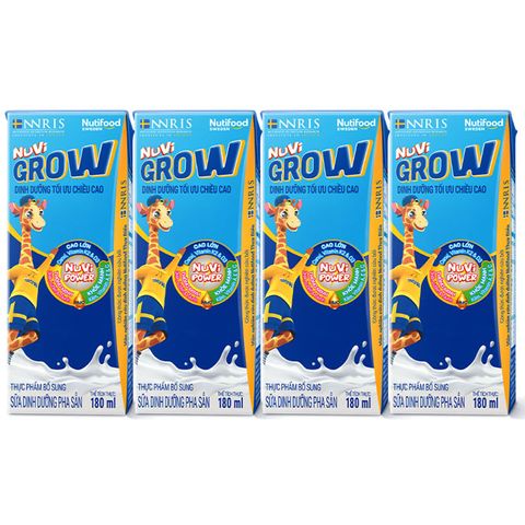 Sữa Nuvi grow - Lốc 4