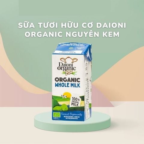 Sữa Daioni Organic full kem 200ml