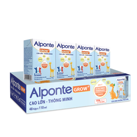Sữa nước Alponte Grow+ 110ml - lốc 4 Hộp