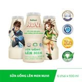 Nuvi sữa uống lên men có đường 100ml lốc 6 - thùng 48H