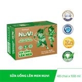 Nuvi sữa uống lên men có đường 100ml lốc 6 - thùng 48H