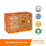 Nuvi sữa uống lên men vị cam 100ml lốc 6 - thùng 48H