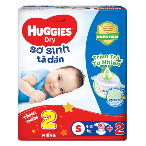Huggies Dry -  Tã dán