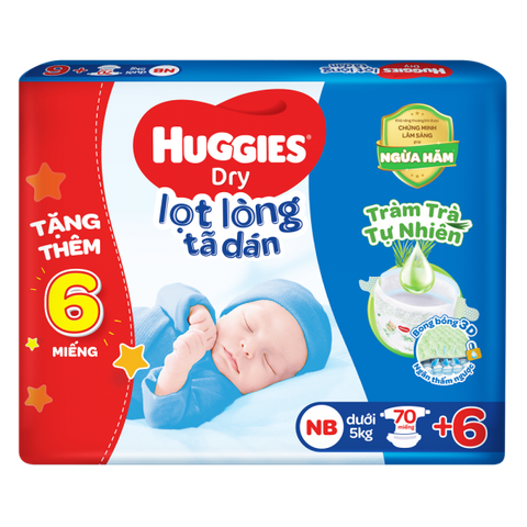 Huggies Dry -  Tã dán