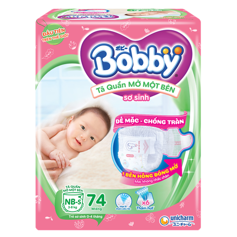Tã Bobby quần mở bên NB74