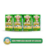 Nuvi sữa tươi lúa mạch 110ml lốc 4 - thùng 48H