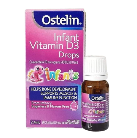 Vitamin D Ostelin Drop 2.4ml (nhỏ giọt)