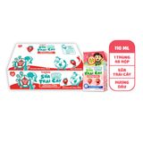 KUN - Sữa trái cây dâu 110ml lốc 4 x48